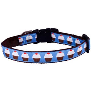 Cupcakes Dog Collar