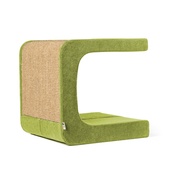 Catworks - Scratching Post - Letter C - Green