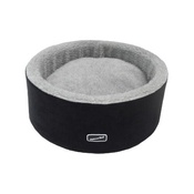 Hem & Boo - Black Round High Sided Cat Bed