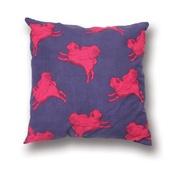 Pugs Might Fly - Flying Pug Cushion Cover