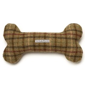 Mutts & Hounds - Balmoral Tweed Bone Squeaky Toy