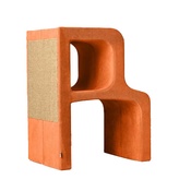 Catworks - Scratching Post - Letter R - Orange