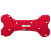 Mutts & Hounds - Cranberry Star Cotton Bone Toy