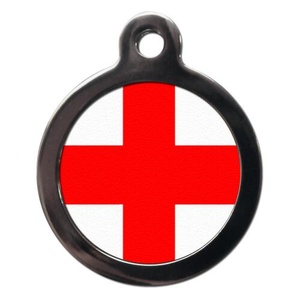 St George Flag Pet ID Tag