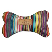 The Natural Pet Toy Company - Dog Bone Toy with Aniseed - Carnaby Stripe