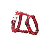 Red Dingo - Pawprints Dog Harness - Red