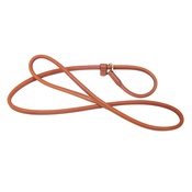 Pear Tannery - Rolled Leather Slip Dog Lead - London Tan