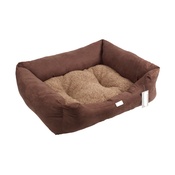 Pet Pooch Boutique - Chocolate Sherpa Fleece Dog Bed