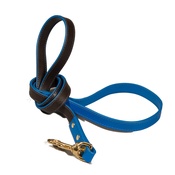 Baker & Bray - Pimlico Leather Dog Lead – Black & Blue