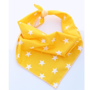 Yellow Star Dog Bandana