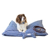 Teddy Maximus - Teddy Maximus Navy Luxury Lounging Dog Bed Cushion