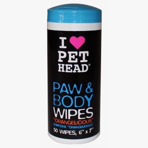 PET HEAD Paw & Body Wipes