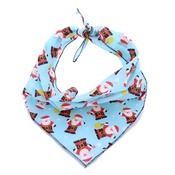 Pet Pooch Boutique - Blue Santa Bandanna