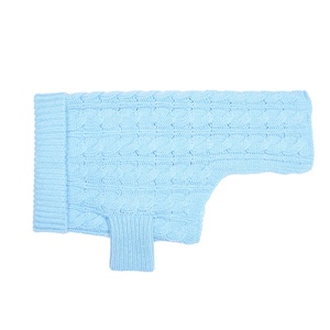 Kora Cable Knit Cashmere Dog Sweater - Acqua