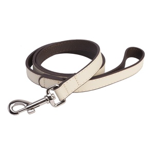 DO&G Leather Dog Lead - White