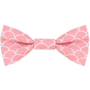 Pink Fans Bow Tie