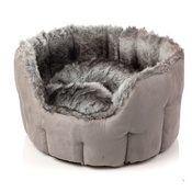 House of Paws - ARCTIC SILVER FOX SNUGGLE BED