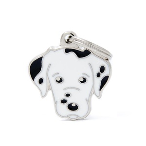 Dalmatian Engraved ID Tag