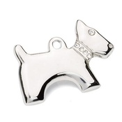 Hamish McBeth - Silver Dog-Shaped Tag