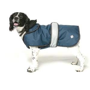 Navy Reflective Dog Coat