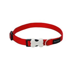 Plain Dog Collar - Red