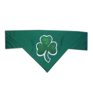 Shamrock Irish Dog Bandana - Green