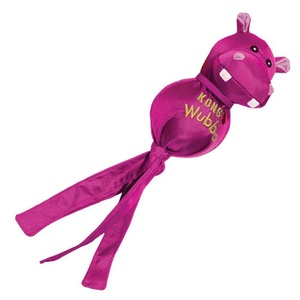 KONG Wubba Ballistic Friend Dog Toy - Hippo