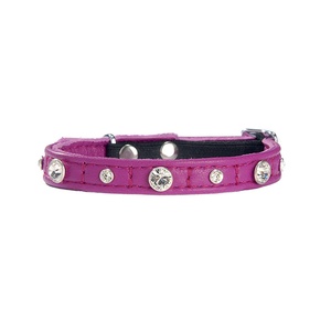 Comete Leather Cat Collar – Pink