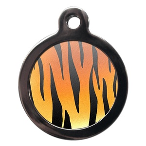 Tiger Print Pet ID Tag