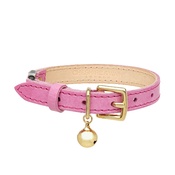 Cheshire & Wain - Leather Pink Cat Collar