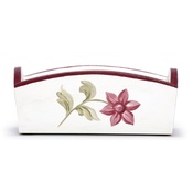 Katalin zu Windischgraetz - White, Aubergine & Green French Provincial Toy Box