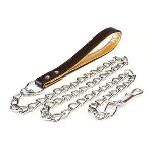 Colour Fusion Chain Dog Lead – Brown