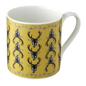 Stag Mug in Mustard