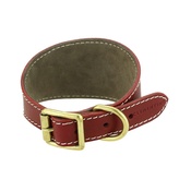 Clementine est. Dogs - Russell collar - Burgundy