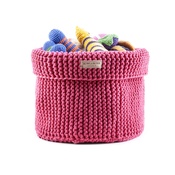 Bowl&Bone Republic - Cotton Toy Basket - Pink