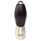H204K9 - Silver H2O Water Bottle 25oz