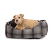 House of Paws - Tweed & Water Resistant Square Dog Bed