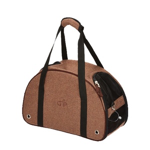 Kensington Pet Carrier - Tweed Brown Herringbone