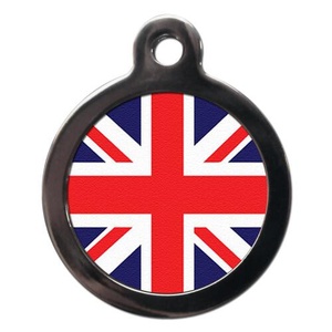 Union Flag Pet ID Tag