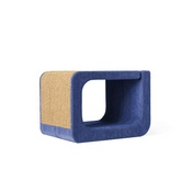 Catworks - Scratching Post - Letter O - Blue