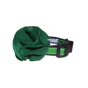 Limited Edition Irish Green Collar Flower