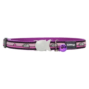 Pink & Purle Mouse Cat Collar