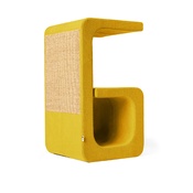 Catworks - Scratching Post - Letter G - Yellow