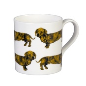 The Graduate Collection - Dachshund Mug - Yellow