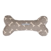 Mutts & Hounds - Mushroom Bones Linen Bone Toy