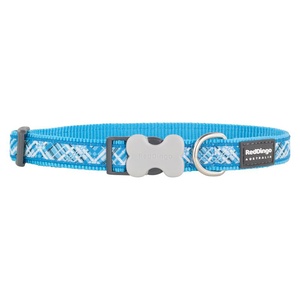 Flanno Dog Collar – Turquoise