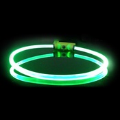 Lumitube Light Up Dog Collar - Green