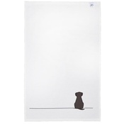Jin Designs - Sitting Dog Tea Towel