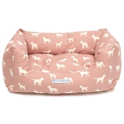 Mutts & Hounds - Old Rose Boxy Bed