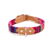 Hiro + Wolf - Pink INCA Dog Collar